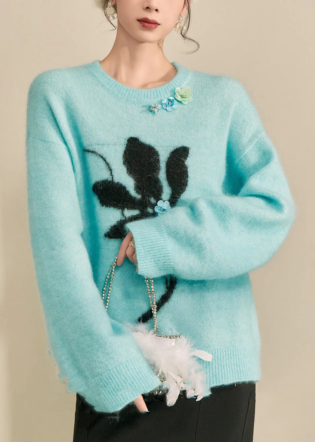 Beautifully Finished Sweater in a Timeless Design