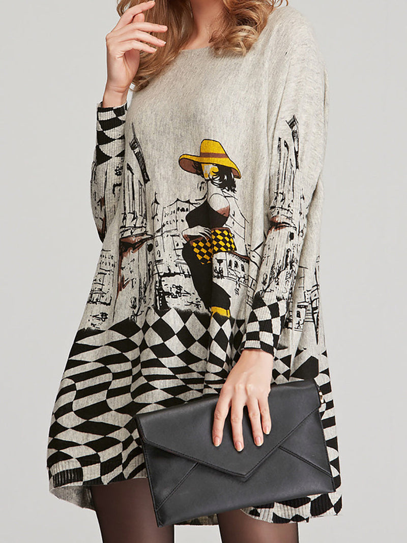Classic Vintage Sweater with a Flattering Fit