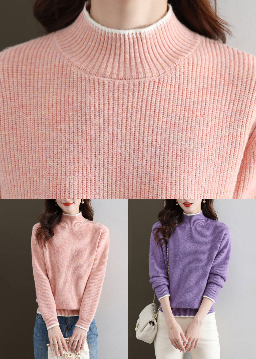 Beautifully Finished Sweater in a Timeless Design