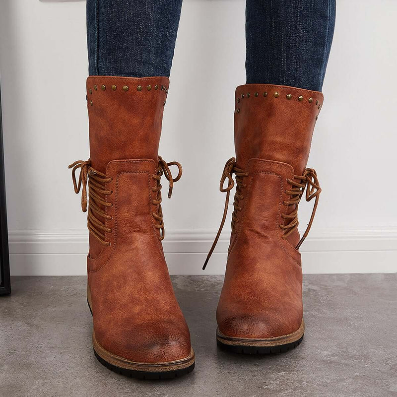 Vintage Inspired Orthopedic Boots