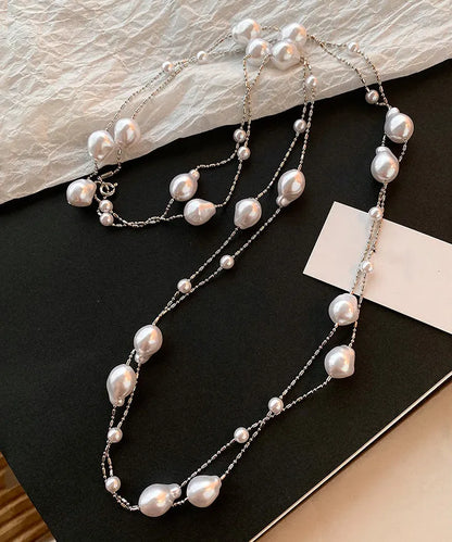 Delicate Artisan Pearl Necklace