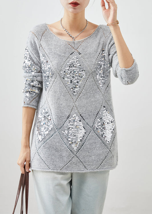 A Vintage Style Sweater with Delicate Timeless Details