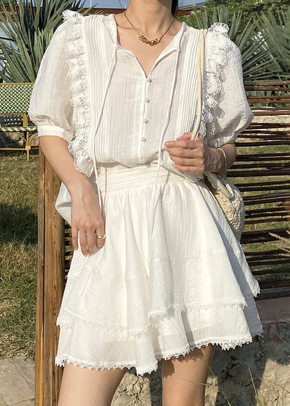 A Vintage Style Shirt with Delicate Timeless Details
