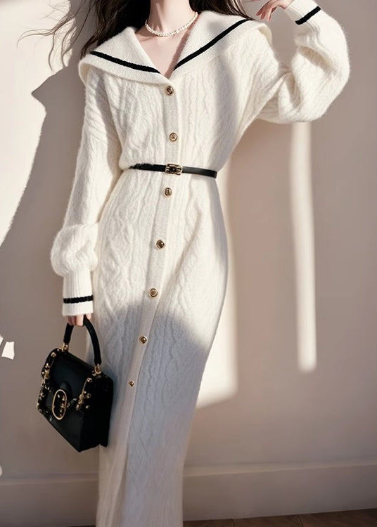 A Vintage Style Sweater with Delicate Timeless Details