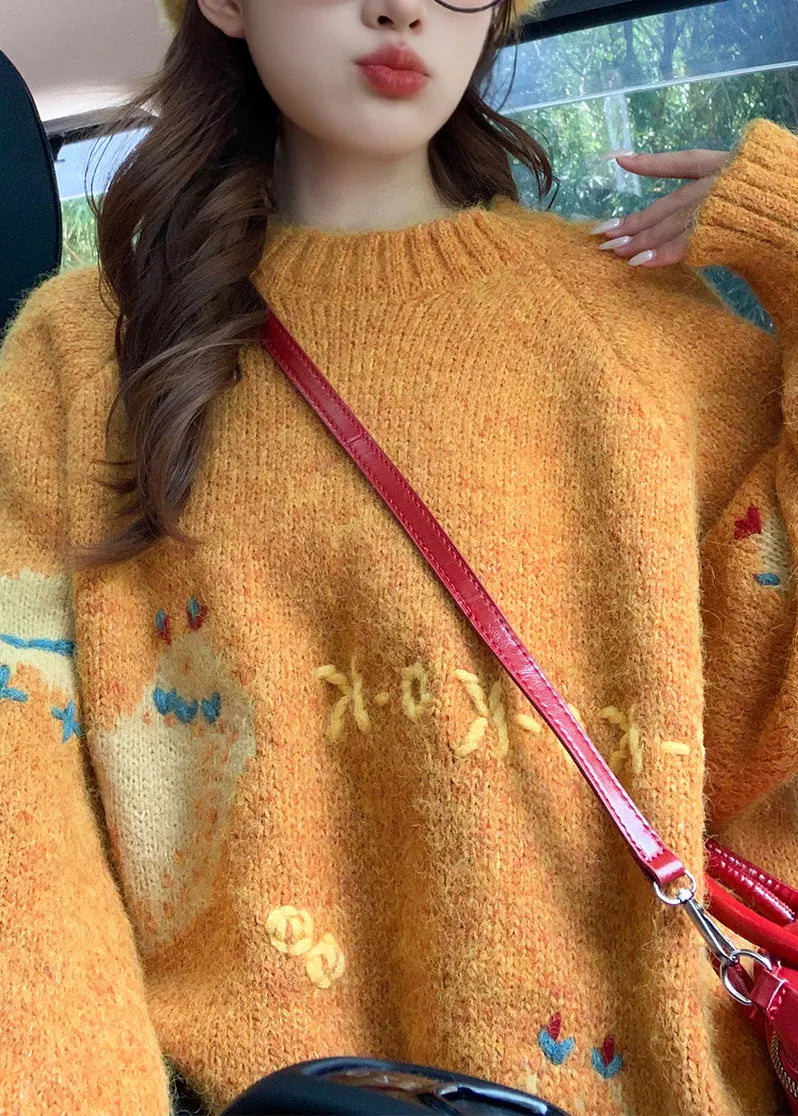 Classic Vintage Sweater with a Flattering Fit