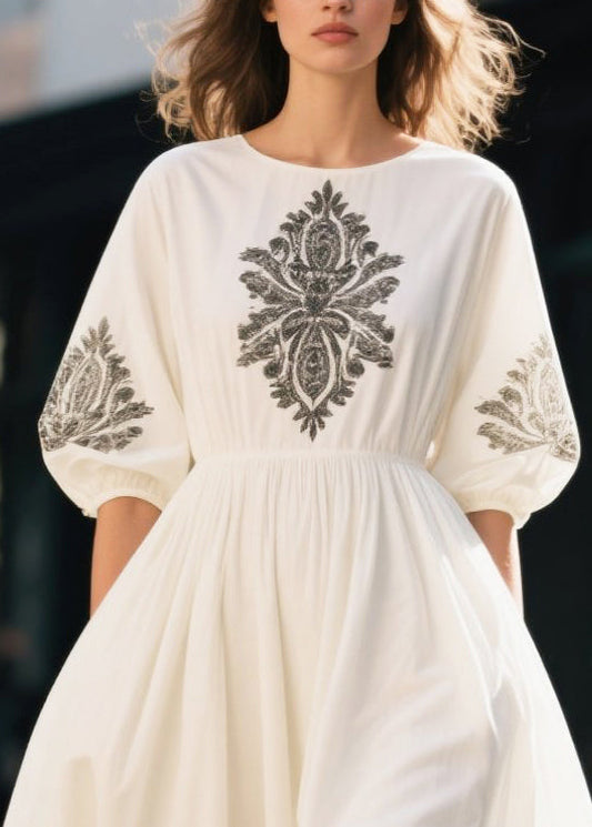 A Vintage Style Dress with Delicate Timeless Details