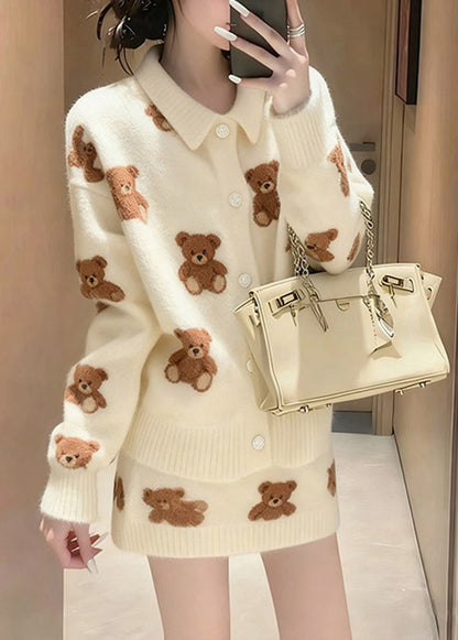 A Vintage Style Sweater with Delicate Timeless Details
