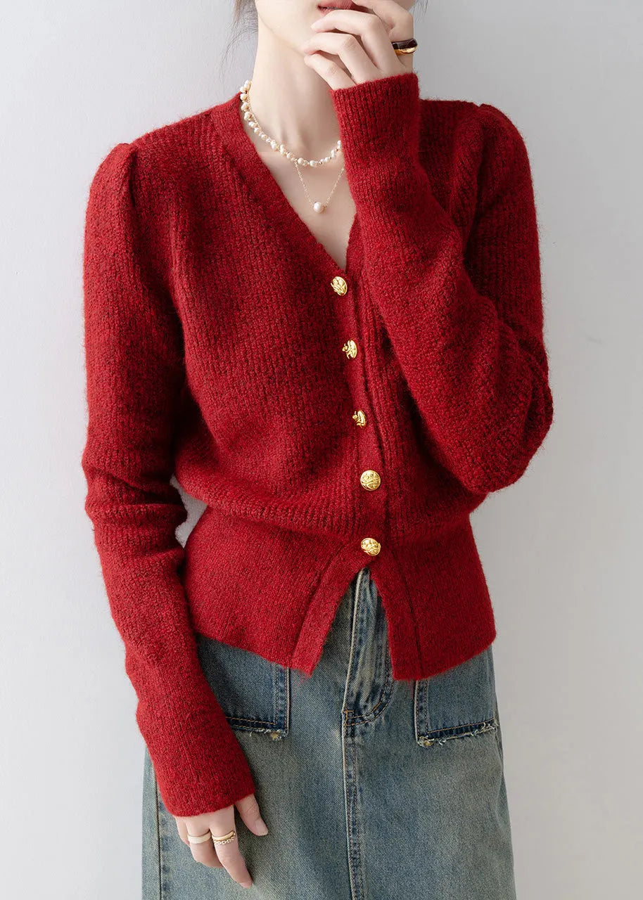 Classic Vintage Cardigan with a Flattering Fit