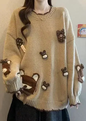 A Vintage Style Sweater with Delicate Timeless Details