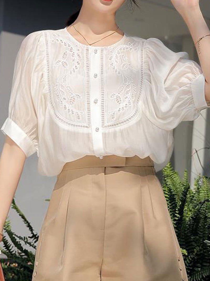 A Vintage Style Top with Delicate Timeless Details
