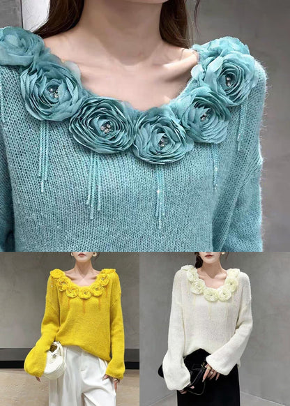 A Vintage Style Sweater with Delicate Timeless Details