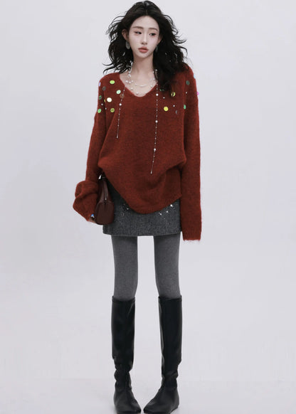 Well Tailored Sweater with a Graceful Silhouette