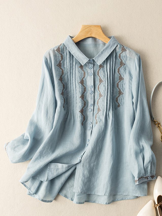 A Vintage Style Shirt with Delicate Timeless Details
