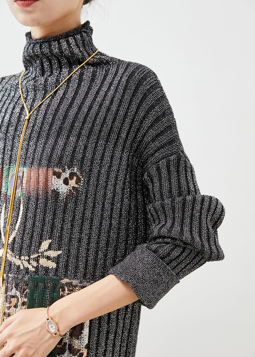 A Vintage Style Sweater with Delicate Timeless Details