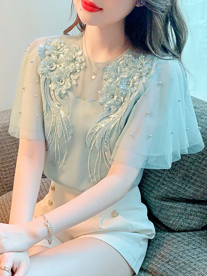 A Vintage Style Shirt with Delicate Timeless Details