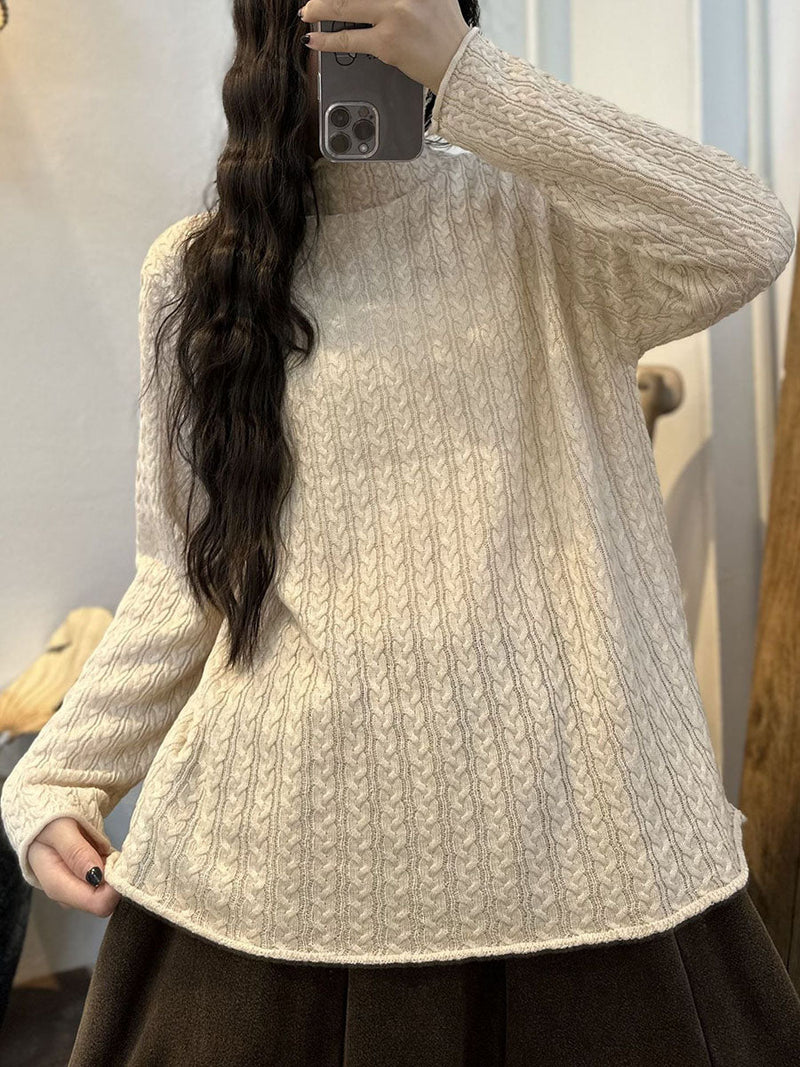 Classic Vintage Sweater with a Flattering Fit