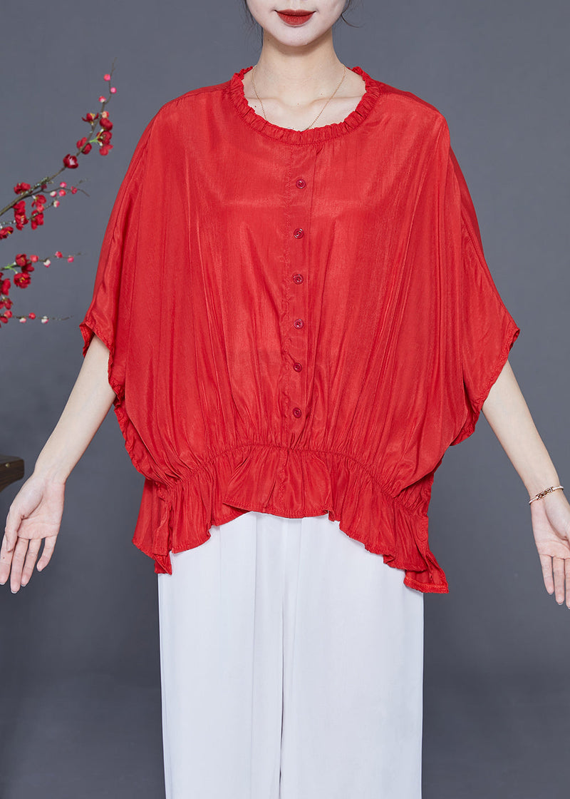 Classic Vintage Blouse with a Flattering Fit
