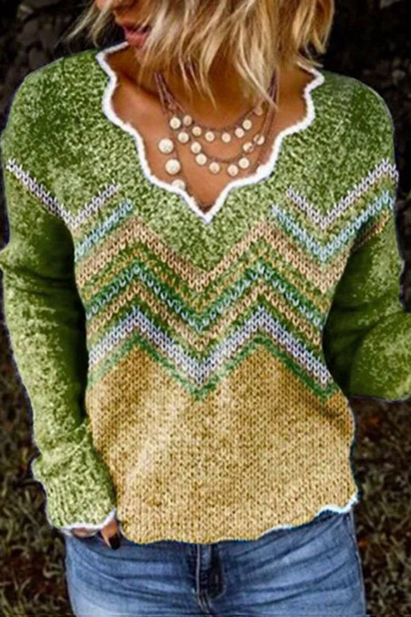 Well Tailored Sweater with a Graceful Silhouette