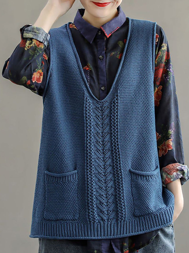 Classic Vintage Sweater with a Flattering Fit