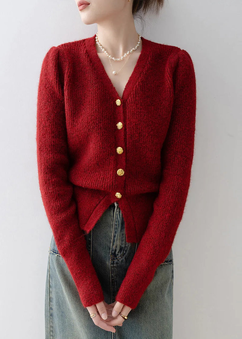 Classic Vintage Cardigan with a Flattering Fit
