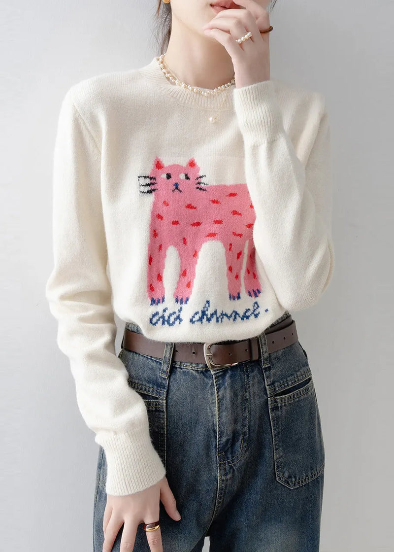A Vintage Style Sweater with Delicate Timeless Details
