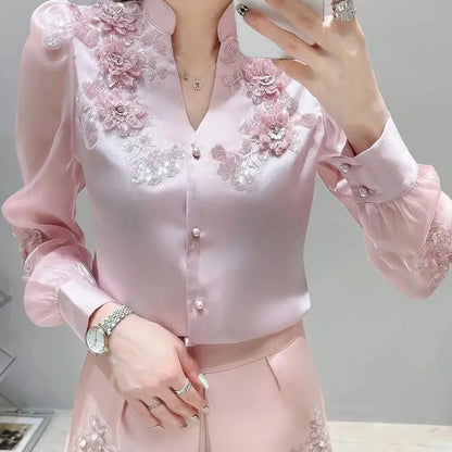 A Vintage Style Shirt with Delicate Timeless Details