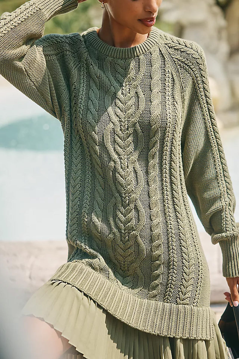 A Vintage Style Sweater with Delicate Timeless Details