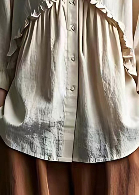 A Vintage Style Shirt with Delicate Timeless Details