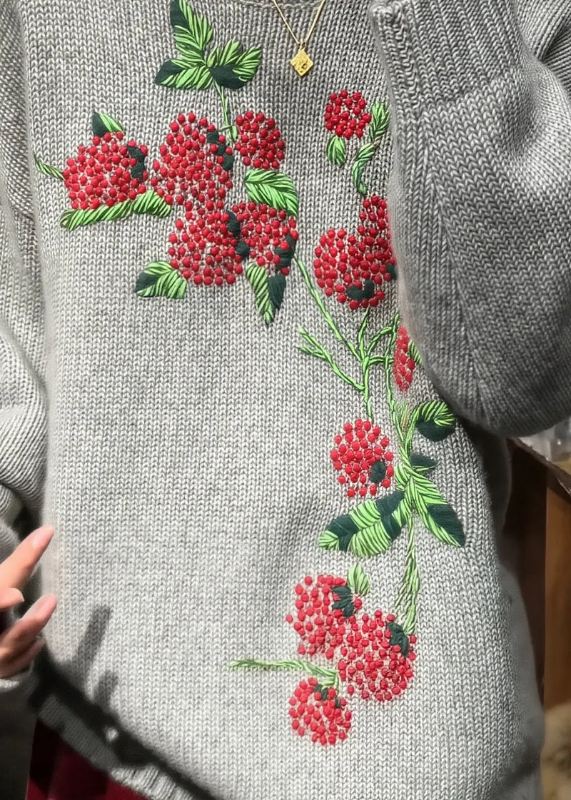 Vintage Inspired Sweater with a Contemporary Edge