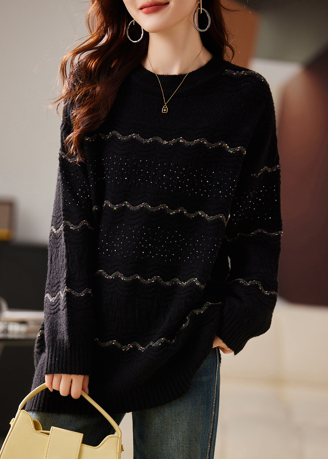 Vintage Inspired Sweater with a Contemporary Edge