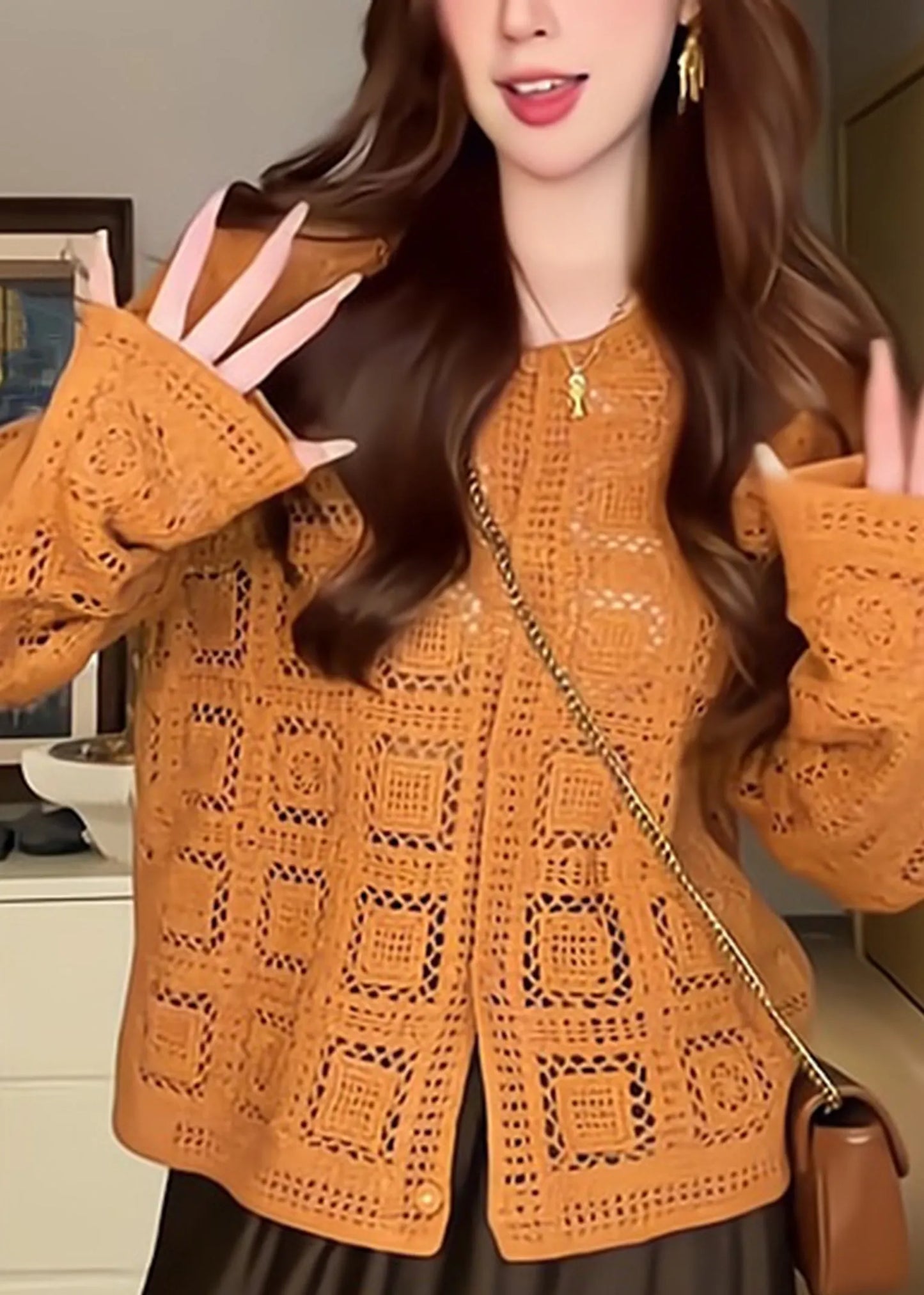 A Vintage Style Cardigan with Delicate Timeless Details