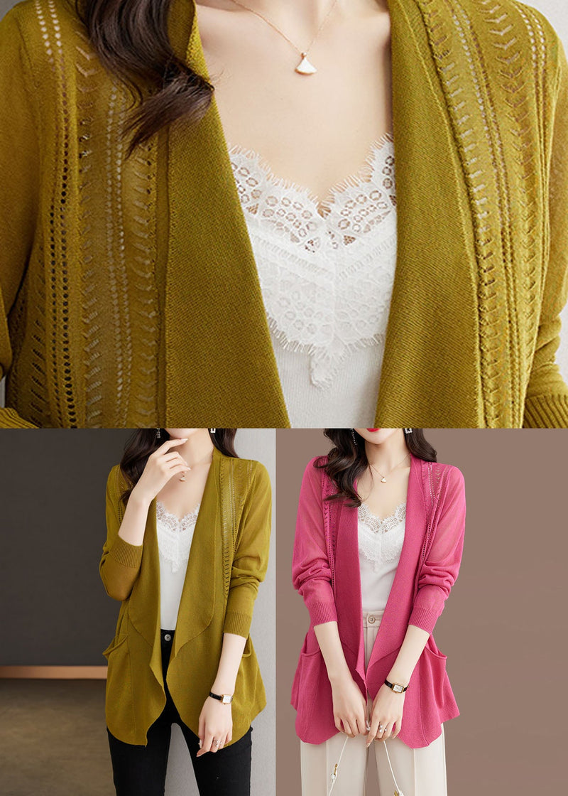 Well Tailored Cardigan with a Graceful Silhouette