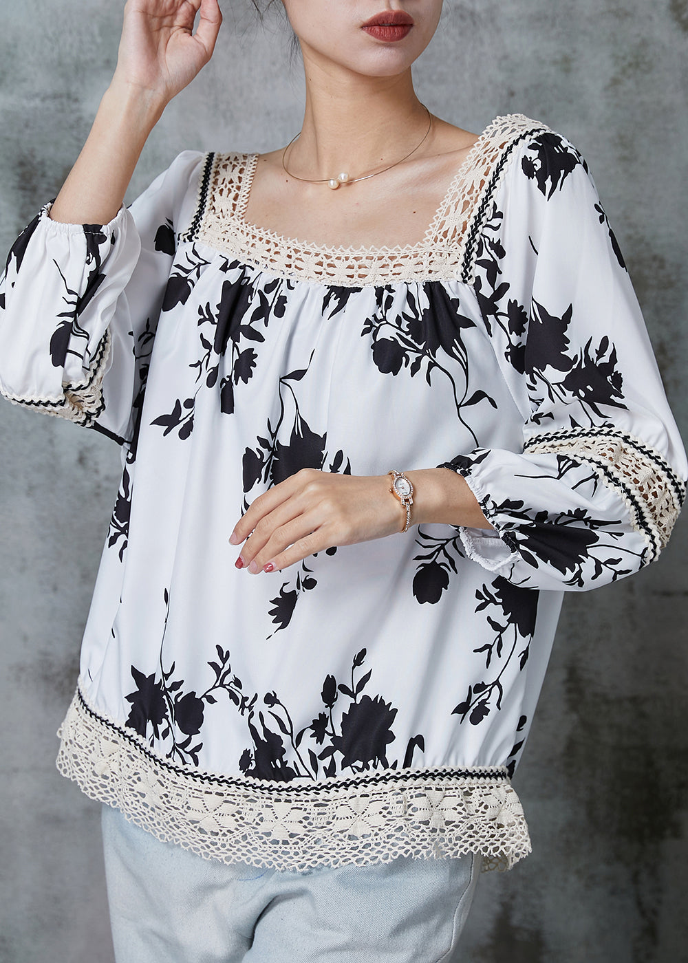 A Vintage Style Shirt with Delicate Timeless Details