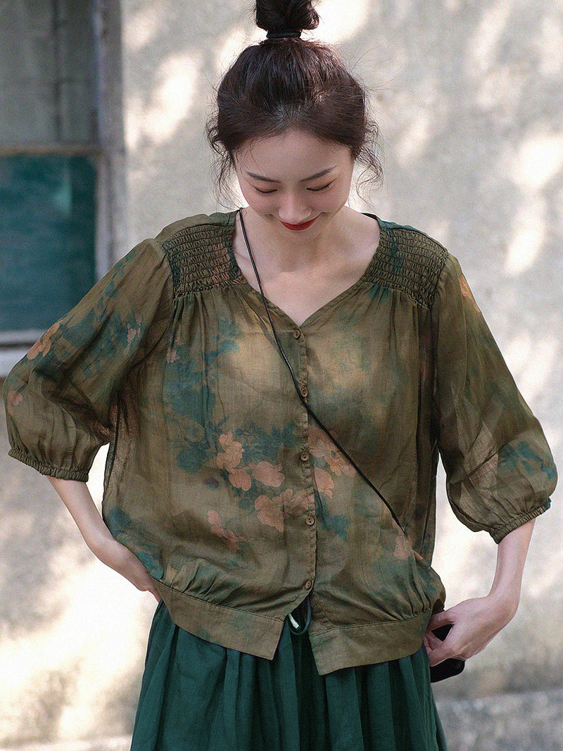 A Vintage Style Shirt with Delicate Timeless Details