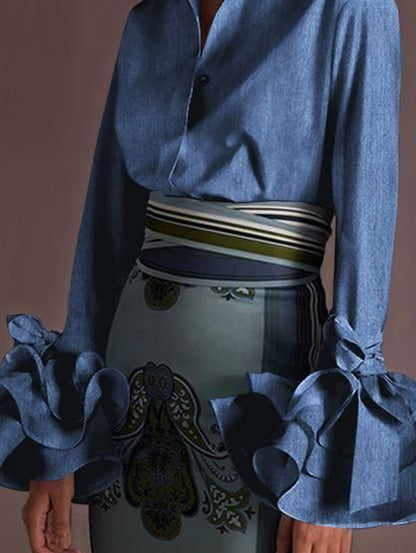 A Vintage Style Shirt with Delicate Timeless Details