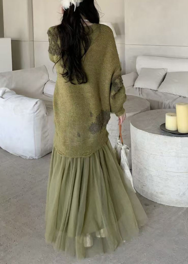 A Vintage Style Sweater with Delicate Timeless Details
