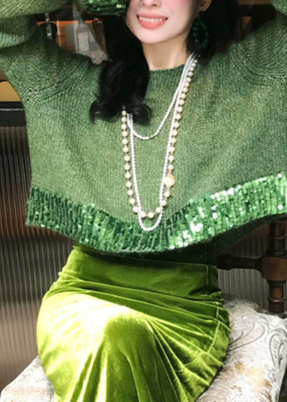 A Vintage Style Sweater with Delicate Timeless Details