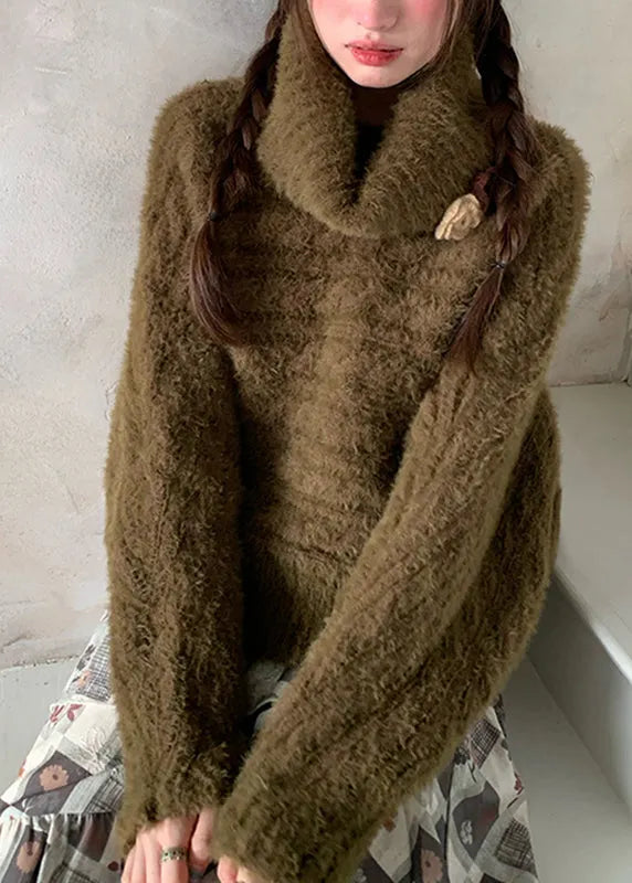 A Vintage Style Sweater with Delicate Timeless Details