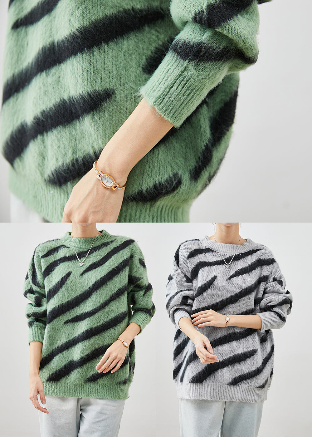 A Vintage Style Sweater with Delicate Timeless Details