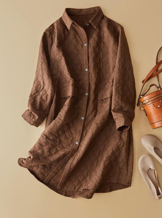 A Vintage Style Coat with Delicate Timeless Details